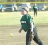 Colony pitcher Michelle Stratton delivers to the plate during a
game earlier this season. Stratton and the Knights get their 2008
state tournament underway today in Anchorage.(ROBERT
DeBERRY/