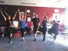 Students and staff strike a pose after a recent after-school yoga session at Wasilla High School. Courtesy photo