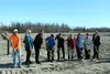 City officials were among those who broke ground for the Sonic Drive In franchise in Wasilla. Tim Rockey/Frontiersman
