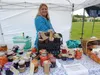 Dana Avugiak attends her booth at the Wasilla Farmer's Market Wednesday, June 6. Jacob Mann/Frontiersman