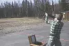 Wasilla resident Dakota Rudolph, 17, takes aim while shooting at
one of the courses at Grouse Ridge range Thursday. (GREG
JOHNSON/Frontiersman)