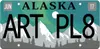 An aurora-inspired design by Anita Laulainen, a UAA graphic design student from Palmer, was selected by public vote as Alaska’s new “Artistic License Plate.” Submitted photo