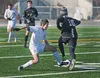Palmer sophomore Artur Kavalia goes after the ball during Palmer’s game against the South High Wolverines Friday at Colony High School. ROBERT DeBERRY/Frontiersman.com
