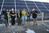 Renewable IPP cuts the ceremonial ribbon to the Willow Solar Farm with community partners and elected officials Friday, Nov. 15. Photos by Jacob Mann/Frontiersman