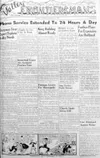 Front page of the Oct. 11, 1947, issue of the Valley
Frontiersman.
