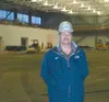 Bruce Urban is managing the final construction phases of the
Wasilla multi-purpose sports center. The building is expected to be
open by March 7, in time for the Iditarod Restart. Photo by DA
