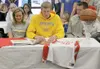 JEREMIAH BARTZ/Frontiersman Wasilla senior Connor Devine has
earned a full-ride scholarship to play basketball at Division I
South Dakota State.