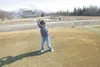 Assistant golf pro Hunter Blake takes some practice shots on the
first tee at Palmer Golf Course Thursday afternoon. The course is
scheduled to open at 9a.m. today. (ROBERT DeBERRY/Frontiersm