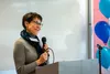 MSHF CEO Elizabeth Ripley speaks during signing party for the newly formed Mat-Su Valley Drug Endangered Multidisciplinary Team Friday, April 1. Courtesy photo