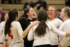 The Wasilla Warriors celebrate a 3-1 win over Palmer during the second day of the Northern Lights Conference Championships. Wasilla earned an automatic berth to the state tournament with the 