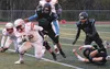 Wasilla running back Nicholas Alexander looks for running room in the first half of of a 48-12 loss to Chugiak at Chugiak High School Friday, Sept. 23. MATT HICKMAN/Frontiersman