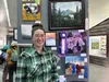 Kaylee Smith stands in front of her 2023 Alaska State Fair art entry inside the Hoskins Exhibits building. Courtesy photo