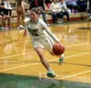 Colony's Hallie Clark drives to the basket during a win over Palmer. Bruce Eggleston/matsusports.net