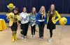 Top spellers pose for a photo with Linda Jo Klapperich and her daughter Angelina Klapperich. Courtesy photo.