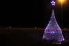 A new metal Christmas tree now sits alongside the Glenn Highway south of Palmer. Tim Rockey/Frontiersman