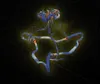 A new modeling approach allows engineers to simulate an entire vortex collision without needing to do extensive data processing on a supercomputer. (Courtesy Purdue University/Carlo Scalo)