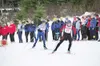 Photo courtesy of Russ Dunlap Wasilla’s Leif Johnson, right,
skis just ahead of Palmer’s Wylie Mangelsdorf during the Homer
Invitational in Homer on Saturday. Mangelsdorf finished seventh in
