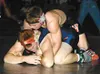 Jed Wade won the 189-pound class in the Reno Tournament of
Champions with an 8-5 defeat of Oklahoma wrestler Kelsey Emptling
in the final round. Photo submitted by Charles Wade.