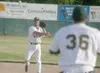 JEREMIAH BARTZ/Frontiersman Mat-Su infielder Jonathon Johnson
makes the throw to first base during the 2009 season. Johnson was
named the Miners’ most valuable position player.