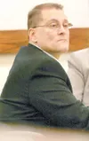 ROBERT DeBERRY/Frontiersman Frank Adams is on trial for the
beating death of Stacey Johnston.