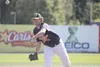 Mat-Su Miners lefthander Tyler Stubblefied fires a pitch during the Alaska Baseball League All-Star Game at Mulcahy Stadium in Anchorage July 20. Stubblefield was the starting pitcher for the