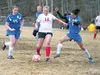 Wasilla junior Makayla Branson tries to split the defense, as Palmer’s Shanara Acker, right, tries to defend during Palmer’s 1-0 win over Wasilla Tuesday. JEREMIAH BARTZ/Frontiersman