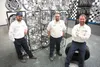 Assistant manager Don Rutherford, Wasilla manager Izaak Lambert and general manager Craig Wortham stand inside the new Alyeska Tire Valley location on the Palmer-Wasilla Highway. ROBERT DeBER