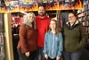 Black Birch Books chili cook-off 1st place winners Jessica and Paul Rydzinski and the runner ups Erin and Michelle Bower pose for a photo after the contest. Jacob Mann/Frontiersman