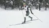 Colony's Abe Meyerhofer makes his way along the 7.5-kilometer
course during the ASAA State High School Cross Country Skiing
Championships boys individual interval start classic technique race