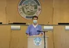 Dr. Tom Quimby spoke during a special Mat-Su Borough meeting. Tim Rockey/Frontiersman