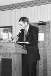 Gov. Tony Knowles, last week at the Trails Symposium held at
Best Western Lake Lucille Inn in Wasilla, signed an administrative
order establishing an Alaska State Trail System, as well as
ded