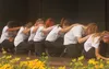 Teen Jazz students from All About Dance bring it down to the ground during their performance on the Alyeska Pipeline Colony Stage at the fair. Caitlin Skvorc