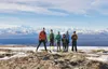 Dorian Gross, far left, with his wife, Linda Rao (second from right), their children, center, and a cousin, far right, on Kesugi Ridge in Denali State Park. Courtesy photo