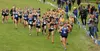 Palmer’s Sophie Wright leads the pack early during the 4A girls race at the Region III Championships at Palmer High School. Tim Rockey/Frontiersman