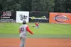 Wasilla infielder Hank Boyer watches as outfielder Sam Loyer makes a juggling catch during Wasilla's 9-6 win over Chugiak Tuesday, July 26, 2016, during the first round of the Alaska American