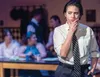 What starts as an 'open-and-shut' case quickly devolves into an intense battle of wits and morals, as Juror No. 8, played by Jordan Ostrop seen here, casts doubt on the evidence. J. David McC