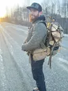 My favorite springtime workout is rucking with a backpack full of firewood. Kyle Wilkinson