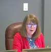 MSBSD school board president Kathy McCollum thanked the members of the LCAC during the June 5 school board meeting. Courtesy photo