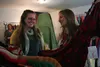LuLaRoe consultant Crystal Hite shows Wasilla shopper Jillian Shepard a dress at her in-home boutique last Saturday. Hite and Palmer LuLaRoe consultant Austin Grimes are hosting two separate 