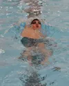 Colony's Pierce McDonough, seen here at the Kenai Invitational earlier this season, finished first in the boys 200 freestyle at the Soldotna Invitational. Jeff Helminiak/Peninsula Clarion