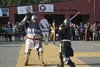 Knights from the Society for Creative Anachronism wage battle at Houston Founder’s Day 2019. Jacob Mann/Frontiersman/