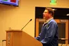 Dave Sutton speaks on behalf of a project to create an indoor facility for the Palmer Little League. Tim Rockey/Frontiersman