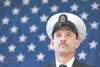 ROBERT DeBERRY/Frontiersman U.S. Navy Command Chief Brian Vesco
stands at attention Thursday during a Bronze Star ceremony at Fort
Richardson at which he was honored for his heroic actions wh