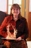 Sarah Welton is a member of the Mat-Su Borough School Board, but
she is also a mother, counselor, artist and ordained associate
pastor. Photo by JEN RANSOM/Frontiersman.