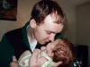 Clayton Allison bumps noses with his daughter Jocelynn Renee Allison. A Palmer jury found him guilty of murder in February for causing her death. He is scheduled to be sentenced Wednesday. Co