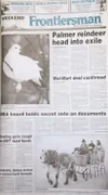 Front page of the Dec. 16, 1992, Mat-Su Valley Frontiersman.