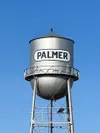 The Palmer Water Tower is an iconic part of the landscape. Fundraising efforts are underway to replace lights lost during the January windstorm. Katie Stavick/Frontiersman