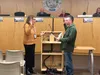 Borough Deputy Clerk Lonnie McKechnie swears in Assemblyman Tim Hale for his second term on the Borough Assembly during a meeting on Tuesday to certify the November 8 election results Courtes