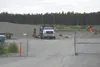 The gates of the B &amp; E Sand and Gravel as they appeared Friday afternoon from Pittman Road. The borough has filed for a court injunction in Palmer Superior Court to close the onetime land