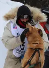 Musher Jeff Reid, seen moments prior to starting his Iditarod run Sunday, found inspiration after serving in the Navy and losing his dog Frank, a rescue from Afghanistan and made the move to 